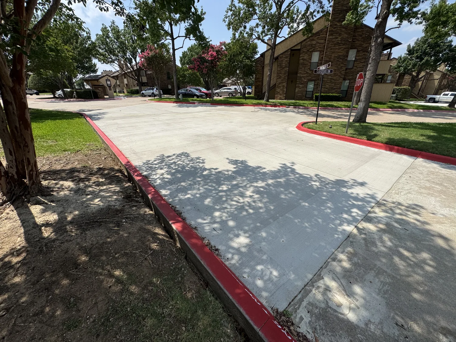 Poured to spec, documented to match by Lucky’s Concrete in Tulsa